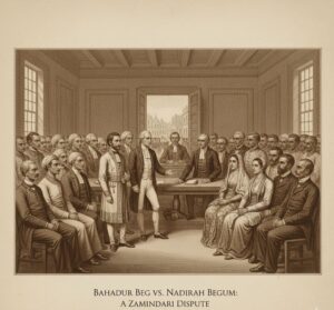 Read more about the article What is The Patna Case: Explain Arguments and Facts of Bahadur Beg VS Nadirah Begum (1777-1779)