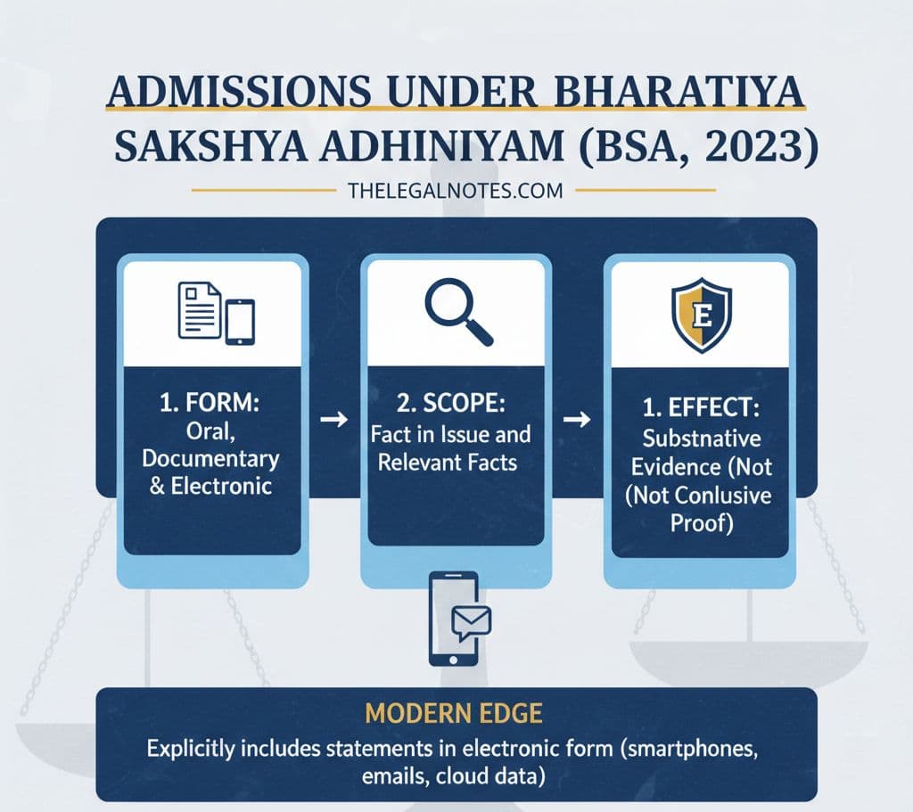 Read more about the article What is Admission under the Bharatiya Sakshya Adhiniyam 2023