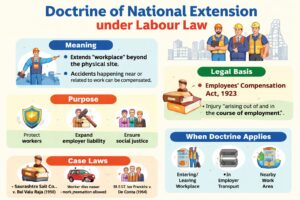 Read more about the article Write a Comprehensive note on Doctrine of National Extension?